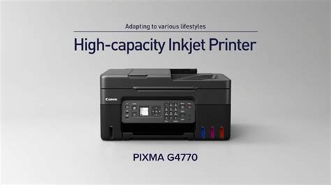 Canon Pixma G4770 Wireless Refillable Ink Tank Printer With Fax For Low