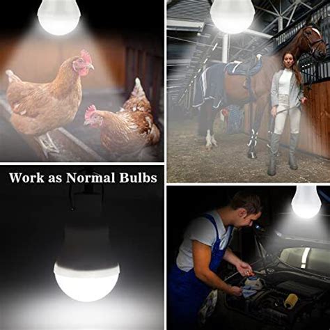 Solar Light Bulbs Outdoor Indoor Home Chicken Coop Lights Solar Powered Led Sh Ebay