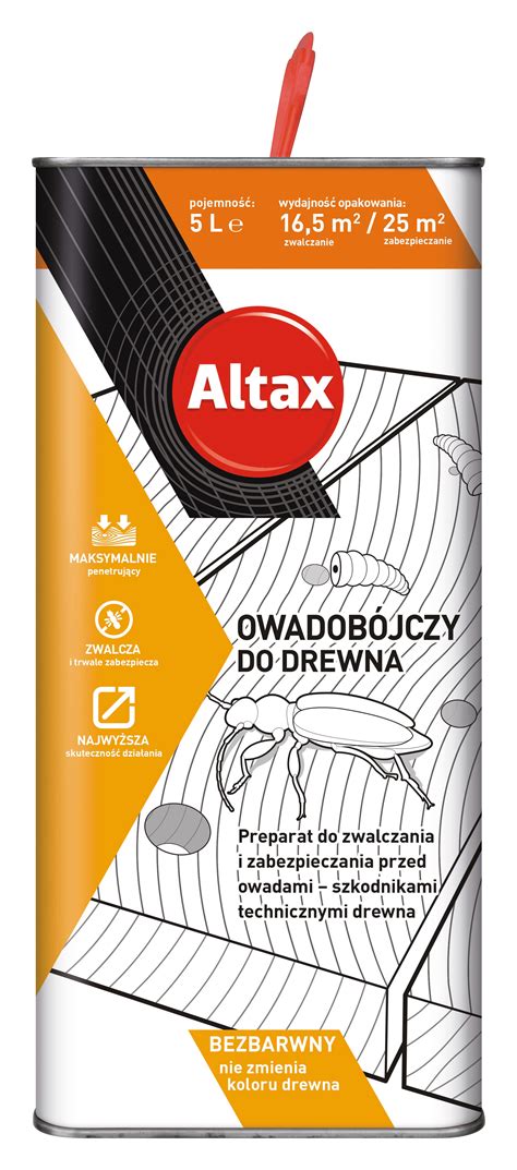 Altax Preparat owadobójczy do drewna bezbarwny 5 l kupuj w OBI