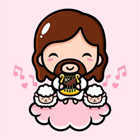 Premium Vector Cute Jesus Christ Design