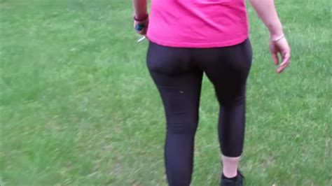 Public See Through Leggings Big Ass In Shiny Spandex MILF 13 Pics XHamster