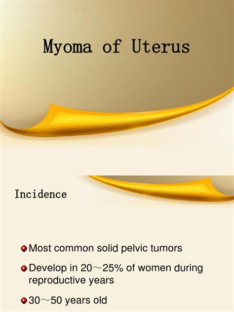 Myoma of Uterus