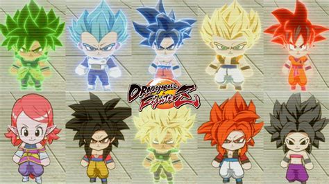 Dragon Ball Fighterz All Lobby Characters Season