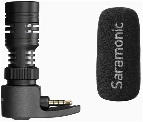 Микрофон Saramonic - SmartMic Plus, безжичен, черен | Ozone.bg
