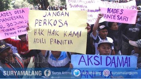 Usai Dilantik Dua Kades Di Kabupaten Malang Dijebloskan Ke Tahanan