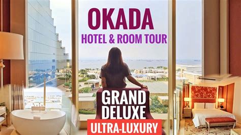 Okada Grand Deluxe King Room Tour Okada Manila Staycation View Of