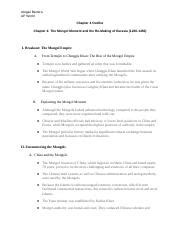 Chapter Outline Docx Abigail Barrera Ap World Chapter Outline