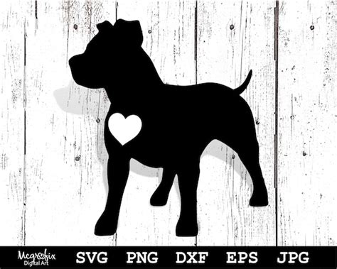 Pitbull Silhouette Clip Art