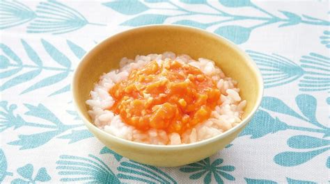 鶏ひき肉と人参がゆ｜離乳食レシピ管理栄養士監修｜パルシステムの育児情報サイト～子育て123～