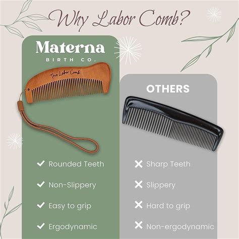 Labor Comb: Natural Pain Management for Labor & Delivery Essentials