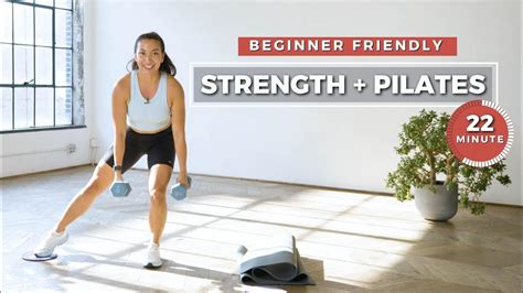 22 Minute Strength And Pilates Workout Trainer Of The Month Club Well Good Youtube