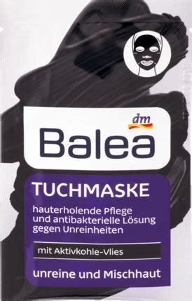 Balea Tuch Maske Mit Aktivkohle Vlies St Dauerhaft G Nstig Online