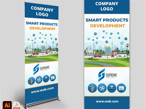 A Professional Roll Up Pull Up Banner Trade Show Booth Design In