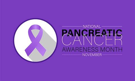 Premium Vector Pancreatic Cancer Awareness Month Is Observed Every Year In November Background