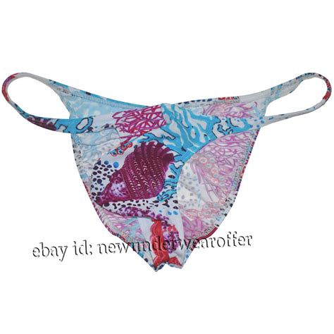 Mens Pucker Back Bikini Briefs Underwear Fitness Pouch String Skimpy Briefs Swim Ebay