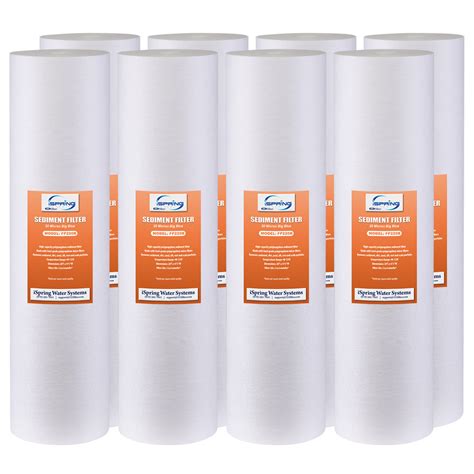 ISpring FP220BX8 20 X 4 5 Water Filter Replacement Cartridges