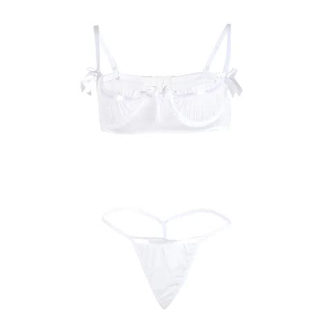 Comeondear Hot Selling Cupless Bra Sets Intimo Donna Sexy Hot Ensemble