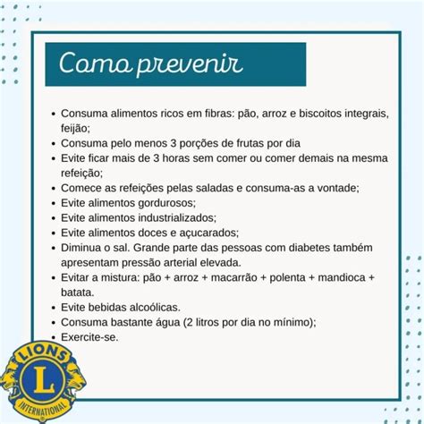 Lions Clube Maravilha Oeste promove campanha de prevenção à diabetes