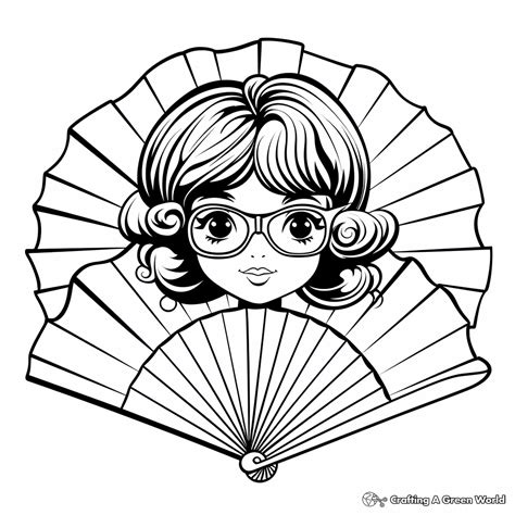 Fan Coloring Pages Free And Printable