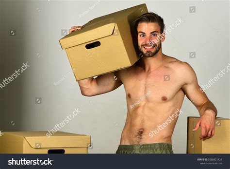 Man Sexy Naked Torso Standing Among Stock Photo 1038921424 Shutterstock
