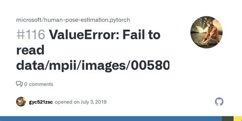 Valueerror Fail To Read Data Mpii Images Issue