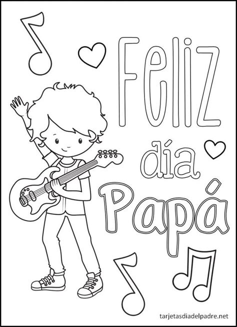 Tarjetas Para El D A Del Padre Para Colorear D A Del Padre