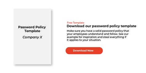 Secure Your Company Accounts With This Free Password Policy Template