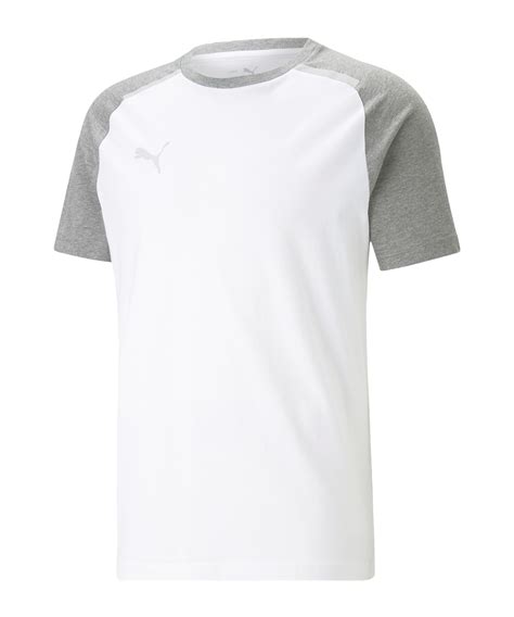 Puma Teamcup Casuals T Shirt Weiss F04 Teamsport T Shirts