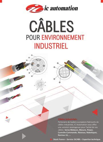 Flyer Câbles spéciaux IC AUTOMATION Catalogue PDF Documentation