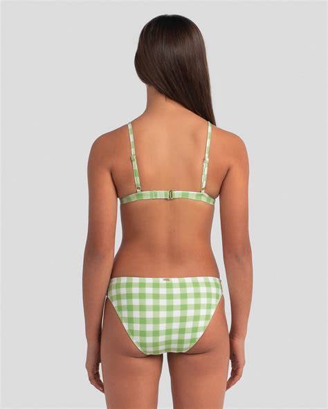 Shop Topanga Girls Dion Bikini Set In Green Fast Shipping Easy Returns City Beach Australia