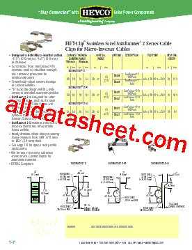 S6442 Datasheet(PDF) - Heyco.