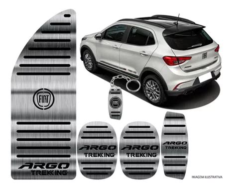 Pedaleira Descanso De P A O Inox Fiat Argo Trekking Parcelamento Sem