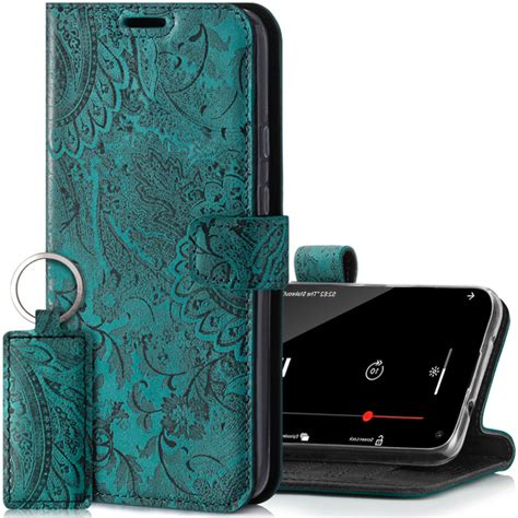 Etui Na Telefon Surazo Ze Sk Ry Naturalnej Rfid Wallet Case Ornament