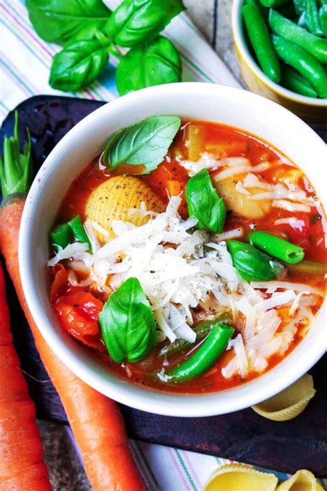 Minestrone Italienische Gem Sesuppe Gaumenfreundin