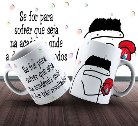 Caneca Personalizada Meme Flork Se For Para Sofrer Elo