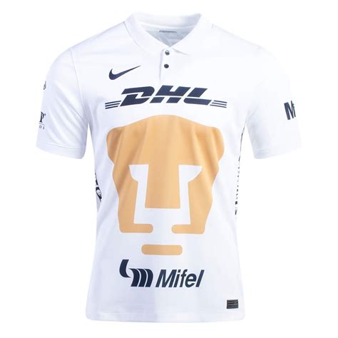 Nike Mens Pumas Unam 202122 Home Jersey Whitegold Azteca Soccer