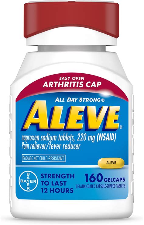 Aleve Back And Muscle Pain Tablets Fast Acting All Day