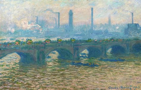 Waterloo Bridge, Overcast, 1903 Painting by Claude Monet | Pixels