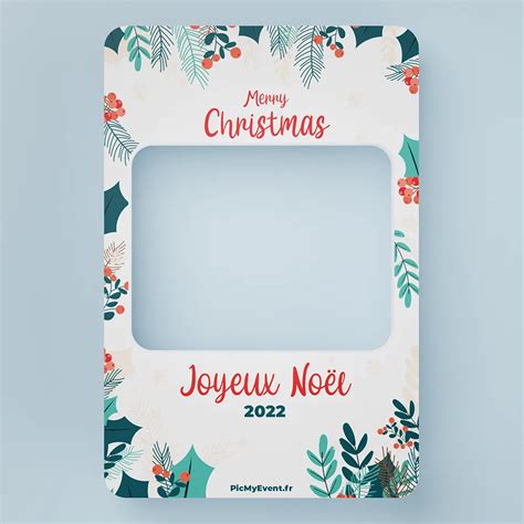 Cadre Photobooth Houx De Noël