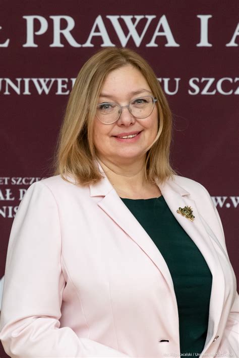 prof dr hab Hanna Paluszkiewicz Wydział Prawa i Administracji