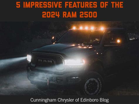 Impressive Features Of The Ram Cunningham Chrysler Of