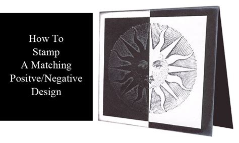 How To Stamp A Matching Positive Negative Design Go Make Something