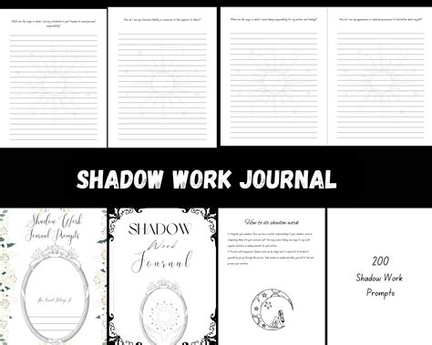 Shadow Work Journal Printable Shadow Work Journalmental