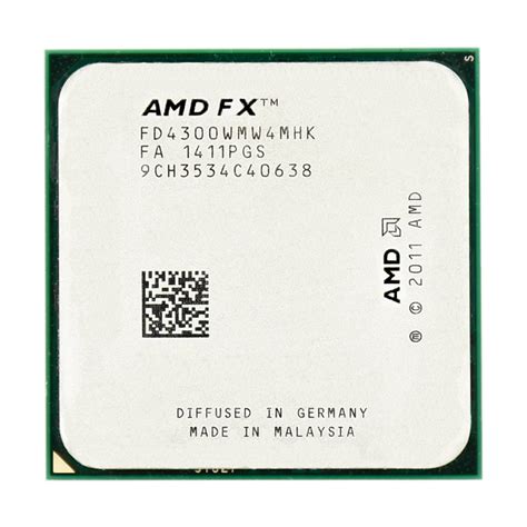 Amd Fx Serial Fx 4300 3 8ghz 95w 4mb Cache Fx 4300 Socket Am3 Quad