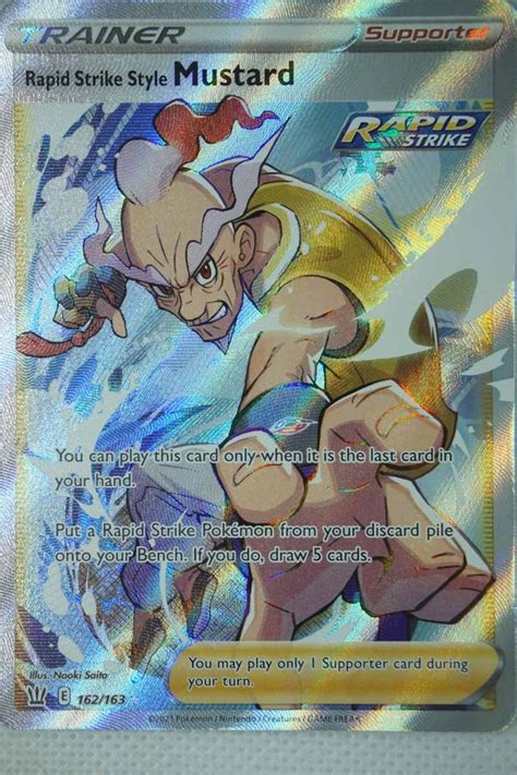 Rapid Strike Style Mustard Full Art Pocket Monster