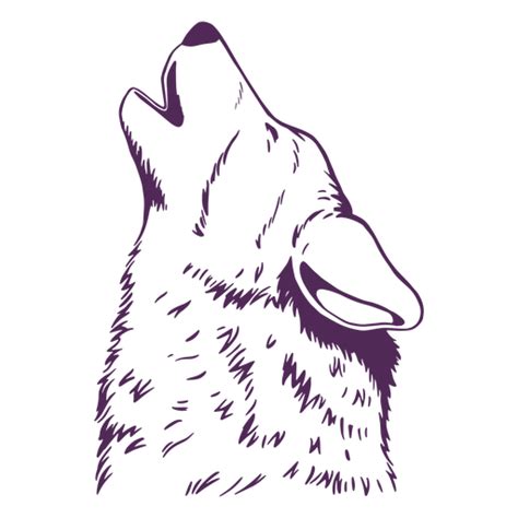 Dibujo De Lobo Aullando Descargar Png Svg Transparente The Best Porn