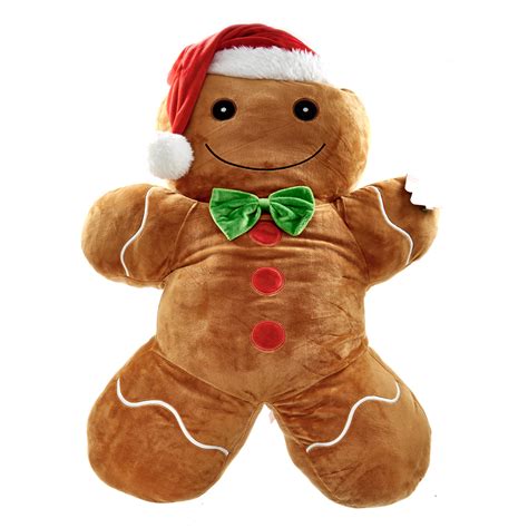 Buy Giant Gingerbread Man Christmas Soft Toy For Gbp 1999 Card