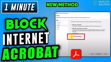 How To Block Adobe Acrobat Internet Connection Youtube