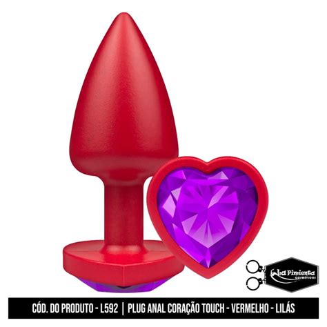 La Pimienta Plug Anal Vermelho Touch Lil S