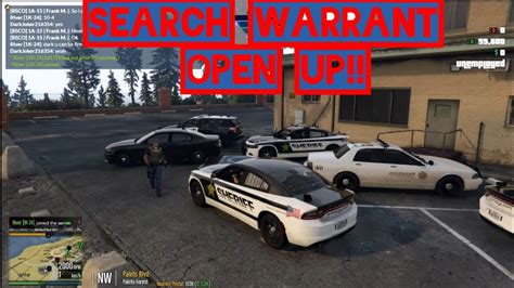 Lspdfr Fivem Serving A Search Warrant Youtube